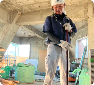 作業後の清掃まで対応のイメージ